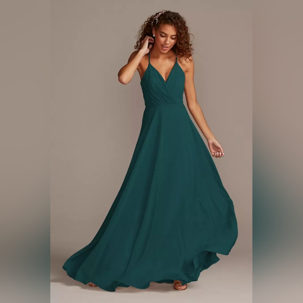 Celebrate DB Studio Spaghetti Strap Full Skirt Dress